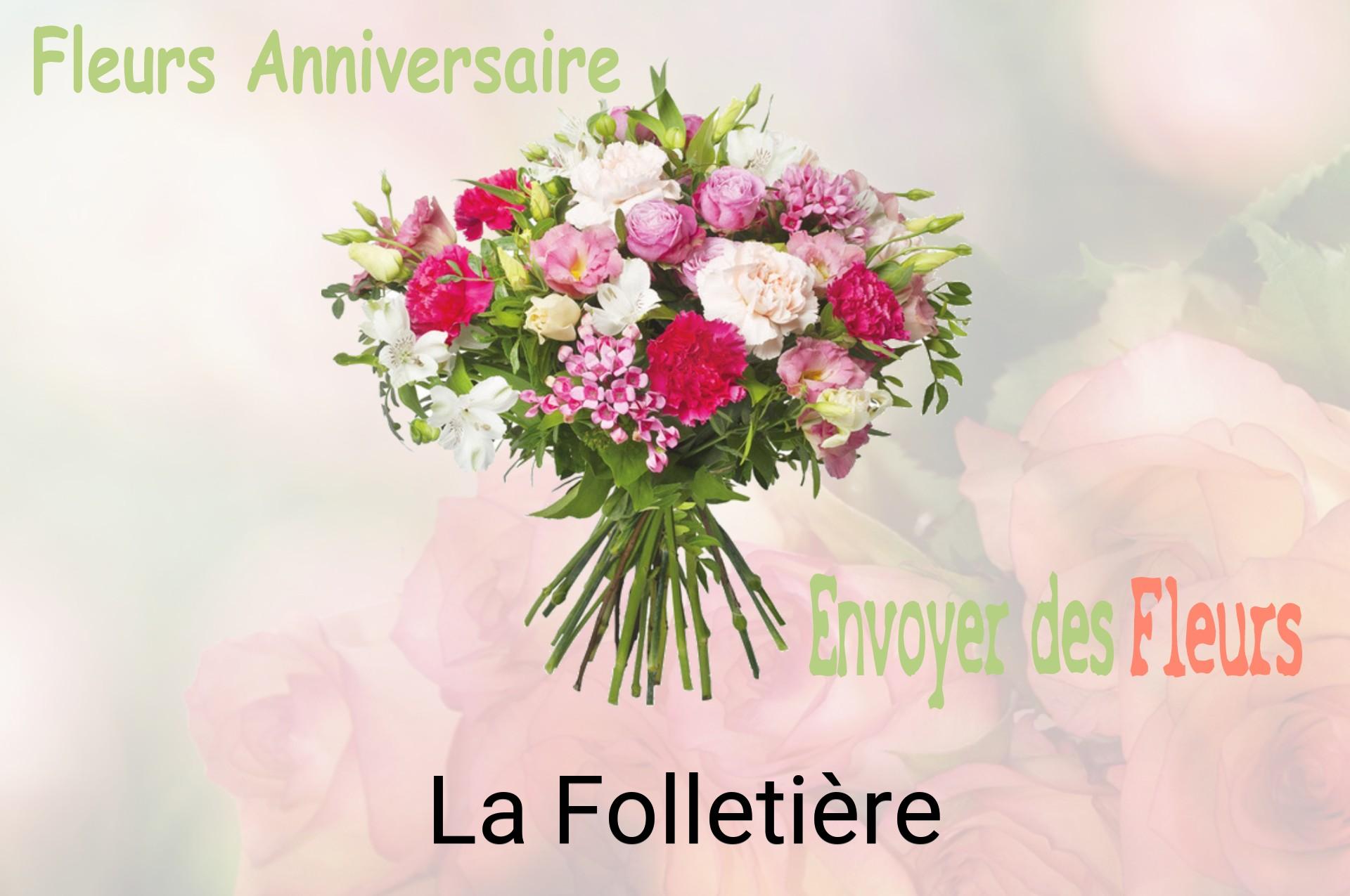 Bouquet de fleurs d’anniversaire livré à La Folletière
